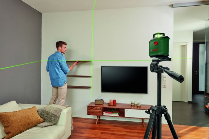 Нівелір лазерний Bosch UniversalLevel 360 Set +TT150 і висок, діапазон± 4 °,± 0.4 мм на 30 м до 24 м, 0.56 кг
