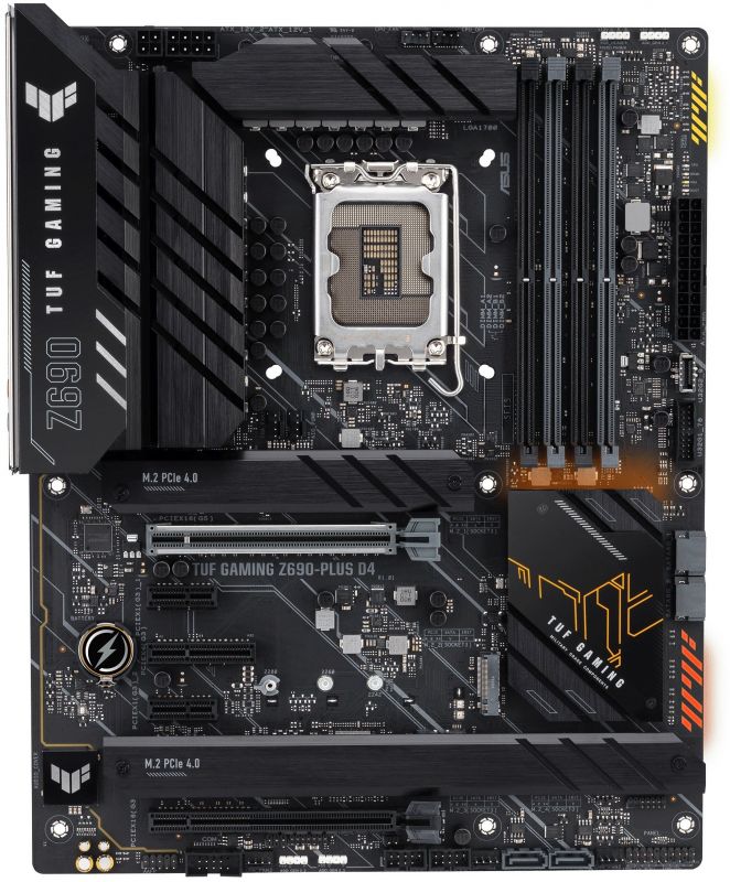 Материнcька плата ASUS TUF GAMING Z690-PLUS D4 s1700 Z690 4xDDR4 M.2 HDMI-DP ATX