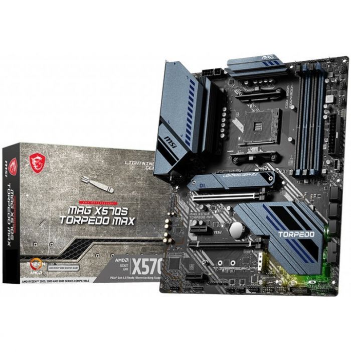 Материнcька плата MAG X570S TORPEDO MAX sAM4 X570 4xDDR4  HDMI ATX