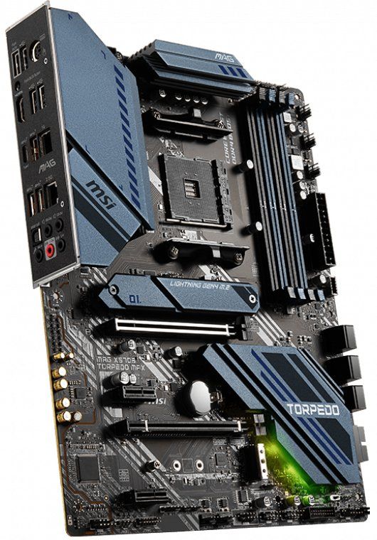 Материнcька плата MAG X570S TORPEDO MAX sAM4 X570 4xDDR4  HDMI ATX