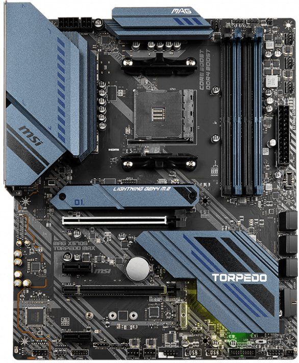 Материнcька плата MAG X570S TORPEDO MAX sAM4 X570 4xDDR4  HDMI ATX