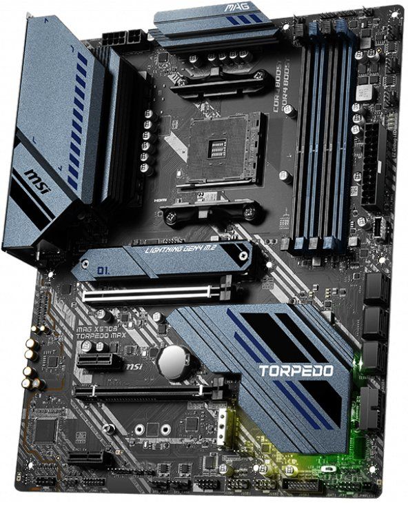 Материнcька плата MAG X570S TORPEDO MAX sAM4 X570 4xDDR4  HDMI ATX
