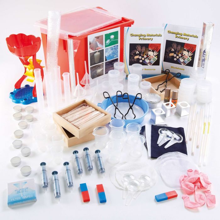 Набір для вивчення властивостей матеріалів tts Changing Materials Experiments Class Kit