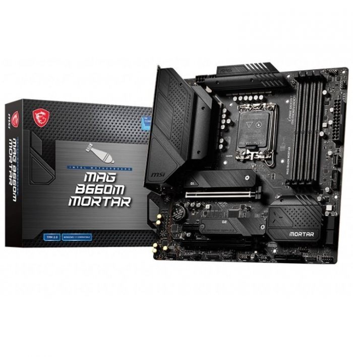 Материнcька плата MSI MAG B660M MORTAR s1700 B660 4xDDR4 M.2 HDMI-DP mATX