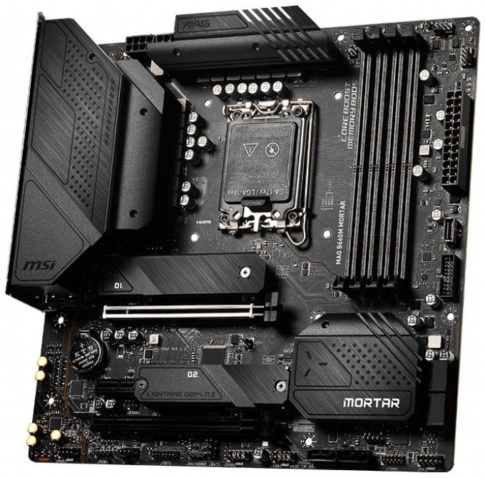 Материнcька плата MSI MAG B660M MORTAR s1700 B660 4xDDR4 M.2 HDMI-DP mATX