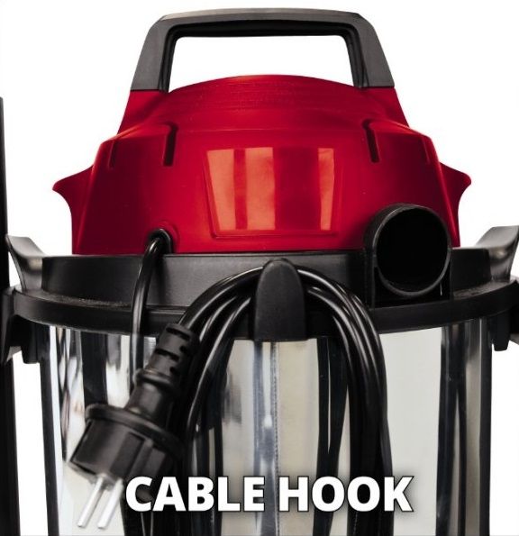 Пилосос Einhell TC-VC 1815 S вологе та сухе прибирання, 1250Вт, 180мбар, 15л