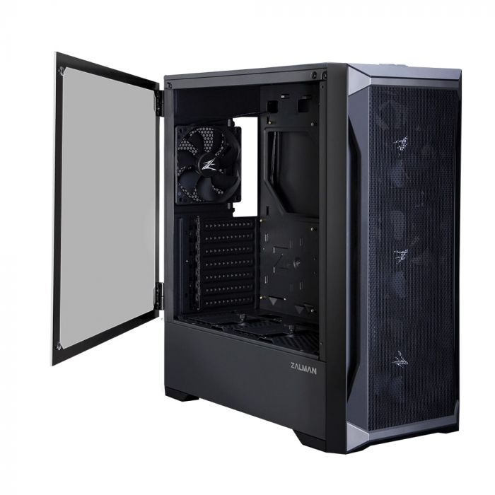 Корпус Zalman Z8, MidT,E-ATX, 1xUSB2.0,2xUSB3.0, 4x120RGB,скло(бічна панель),безБЖ,чорний