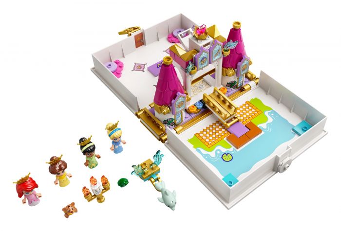 Конструктор LEGO Disney Princess Книга пригод Аріель, Белль, Попелюшки й Тіани 43193