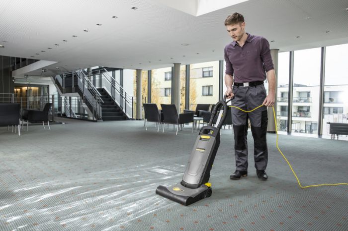 Пилосос Karcher CV 38/2 Adv, проф., щітковий, 850Вт, 20кПа, 5.5л, роб.ширина 38см, 8.8кг