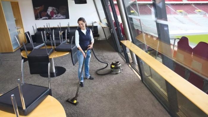 Пилосос Karcher T 12/1 eco!efficiency, для тихого сухого прибирання, 500Вт, 18.5кПа, 12л, 46 л/с, 6.4кг