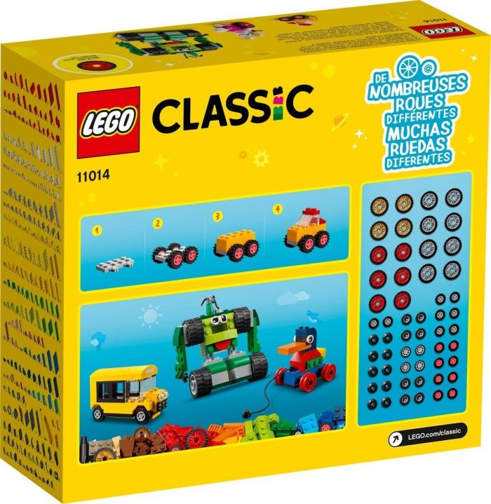 Конструктор LEGO Classic Кубики й колеса 11014