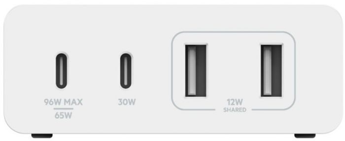 Мережевий ЗП Belkin Home Charger 108W GAN Dual USB-С/USB-A