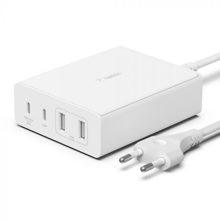 Мережевий ЗП Belkin Home Charger 108W GAN Dual USB-С/USB-A