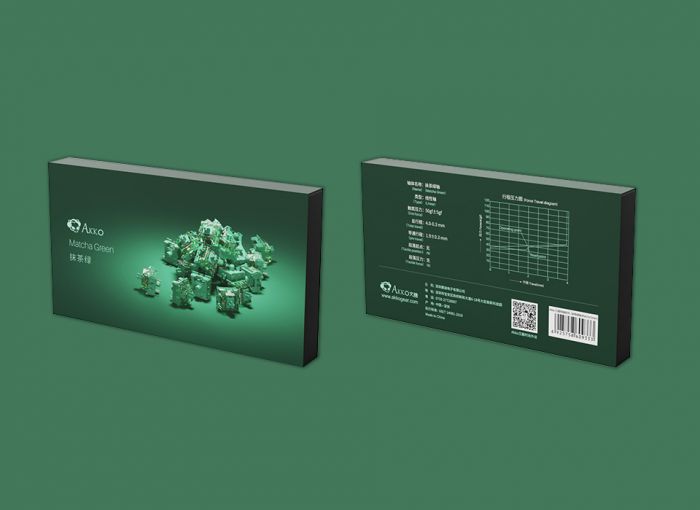 Akko Набір механічних перимикачів Akko CS Matcha Green (45pcs/pack)