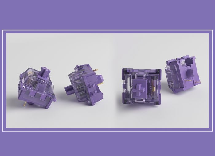 Akko Набір механічних перимикачів Akko CS Lavender Purple (45pcs/pack)