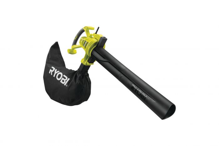 Повітродув-пилосос Ryobi RBV3000CSV, з подрібнювачем, 3кВт, 14 м3/хв, 375 км/год