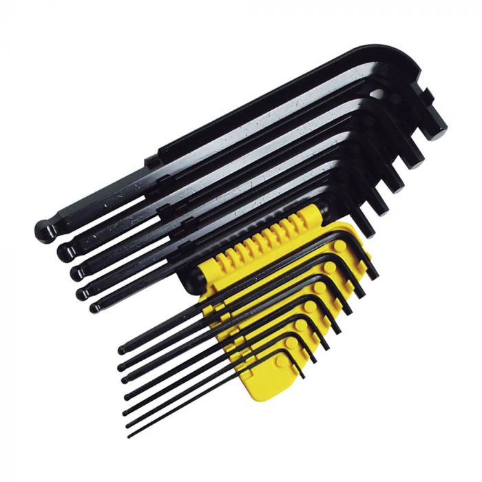 Ключі шестигранні Stanley, набір 12 шт., 1/16 - 3/8"