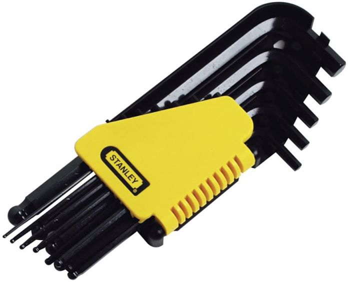 Ключі шестигранні Stanley, набір 12 шт., 1/16 - 3/8"