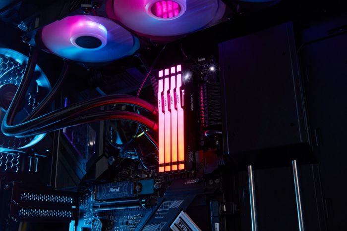 Пам'ять ПК Kingston DDR5 32GB 4800 Beast Black RGB