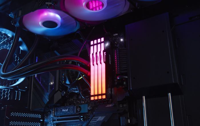 Пам'ять ПК Kingston DDR5  8GB 4800  FURY Beast RGB