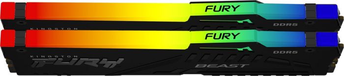 Пам'ять ПК Kingston DDR5 16GB 5600 Beast Black RGB