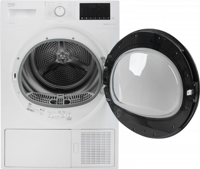 Сушильний барабан Beko DS8439TX - 60 см/8 кг/Heat-Pump/дисплей/15 прогр/A++/білий