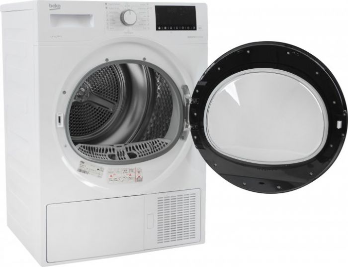 Сушильний барабан Beko DS8439TX - 60 см/8 кг/Heat-Pump/дисплей/15 прогр/A++/білий
