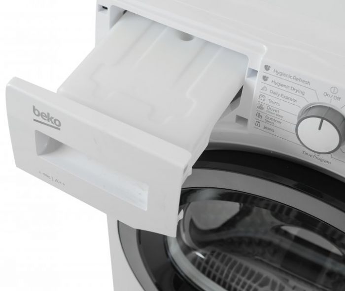 Сушильний барабан Beko DS8439TX - 60 см/8 кг/Heat-Pump/дисплей/15 прогр/A++/білий