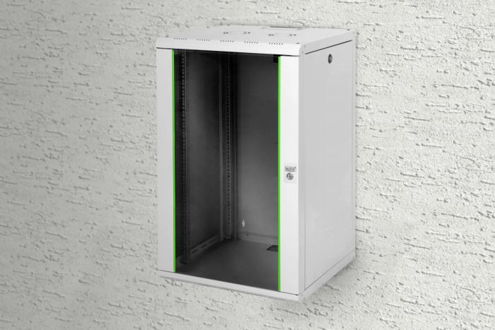 Шафа DIGITUS Wall Mounting Unique, 19" 20U 600x600, RAL 7035