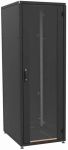 Шафа напільна ZPAS 19 ", 42U, 1963 х 600 х 800 мм (ВхШхГ), передні двері: металева, перфорована (просвіт 80%), колір шафи: чорни