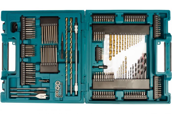 Набір біт та свердел Makita D-37194, 200 шт., кейс