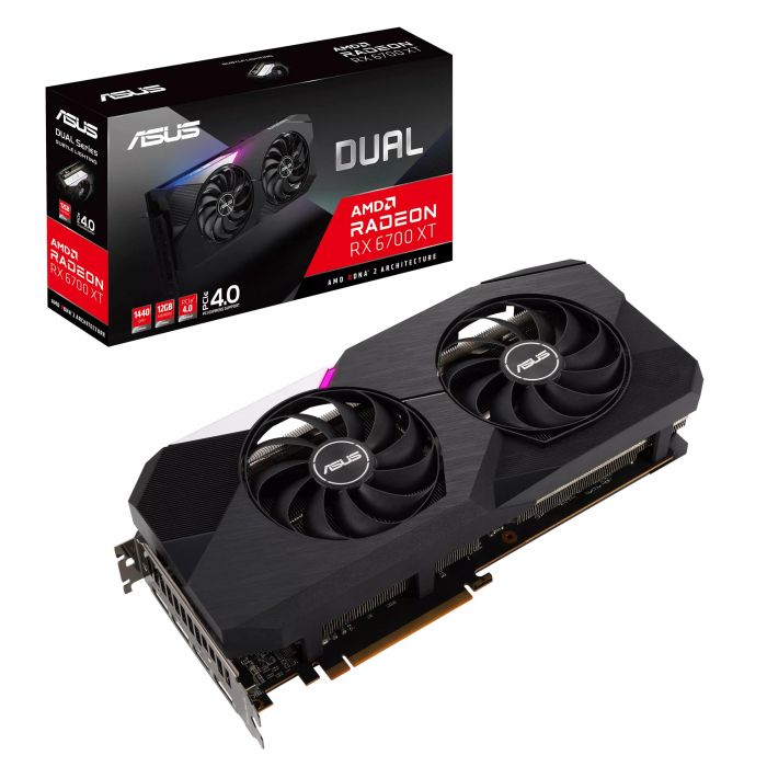 Відеокарта ASUS Radeon RX 6700 XT 12GB DDR6 DUAL OC