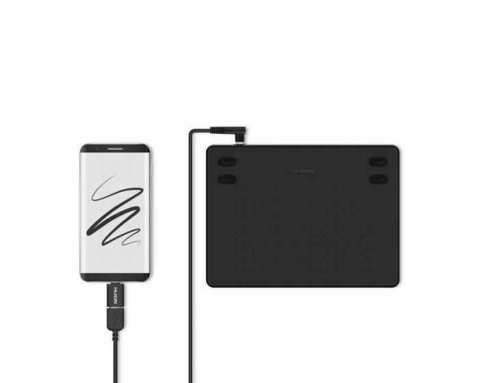 Графічний планшет Huion RTE-100 Cosmo Black