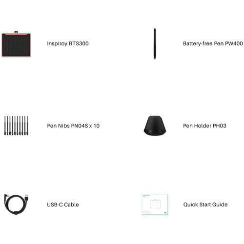 Графічний планшет Huion RTS-300 Cosmo Black