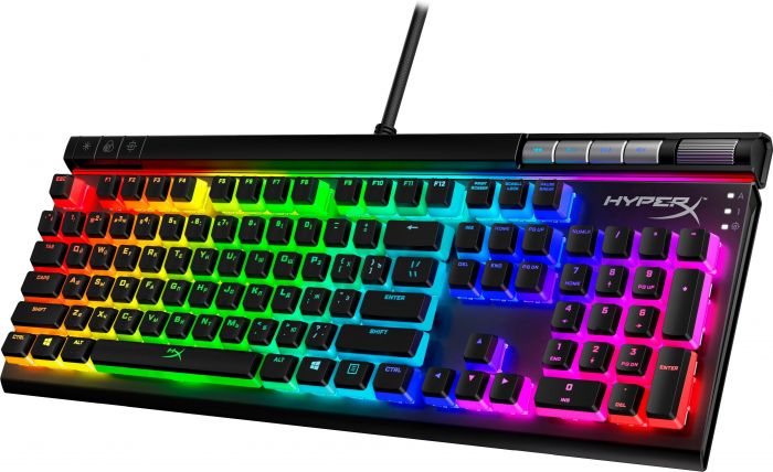 Набір кейкапів для клавіатури HyperX Pudding ABS 104 шт. білий/чорний