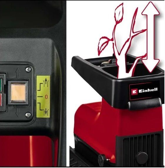 Подрібнювач садовий Einhell GC-RS 60 CB, 2800 Вт, вал, 45мм, бак 60л