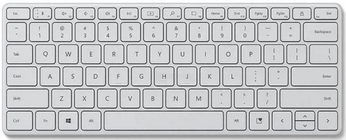 Клавіатура Microsoft Compact Bluetooth Glacier