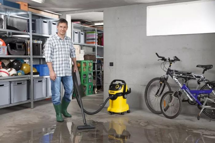 Пилосос Karcher господарський WD 5 P, 1100 Вт, 25 л, 5 м, 8.5 кг