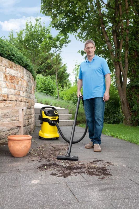 Пилосос Karcher господарський WD 5 P, 1100 Вт, 25 л, 5 м, 8.5 кг