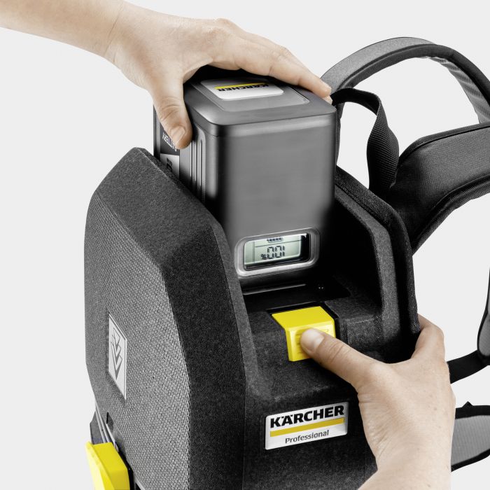 Пилосос ранцевий Karcher BVL 5/1 Bp, 36 В, 223 мбар, 40 л/с, 4.6 кг