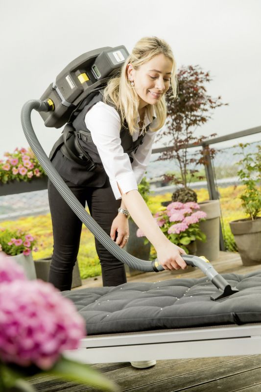 Пилосос ранцевий Karcher BVL 5/1 Bp, 36 В, 223 мбар, 40 л/с, 4.6 кг