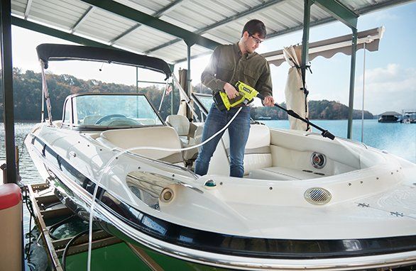 Ryobi Мінімийка низького тиску RY18PWX41A-0, 18В, безщіткова, 7/22/41 бар, до 160 л/год. (без АКБ та ЗП)