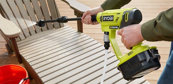 Ryobi Мінімийка низького тиску RY18PWX41A-0, 18В, безщіткова, 7/22/41 бар, до 160 л/год. (без АКБ та ЗП)