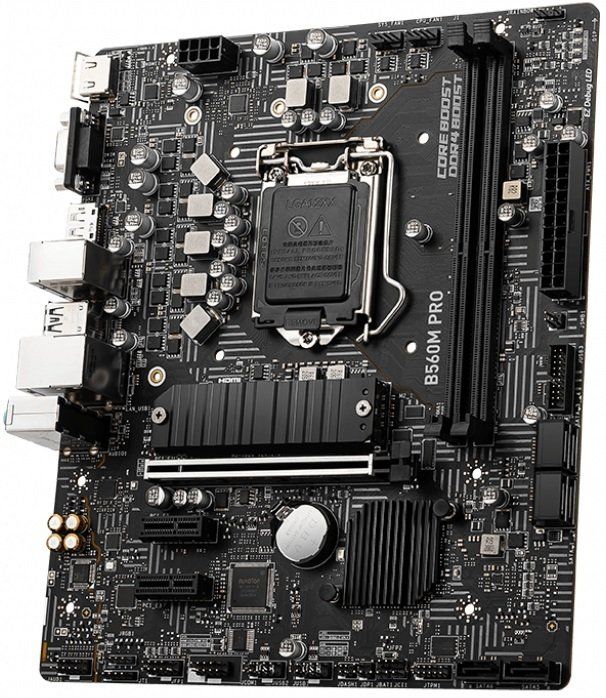 Материнcька плата MSI B560M PRO s1200 B560 2xDDR4 HDMI-VGA-DP mATX