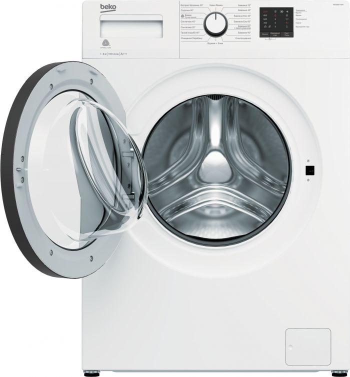 Пральна машина з фронт. зав. BEKO WUE6511XAW, 6кг, 1000, A+++, 42см, Дисплей, Білий
