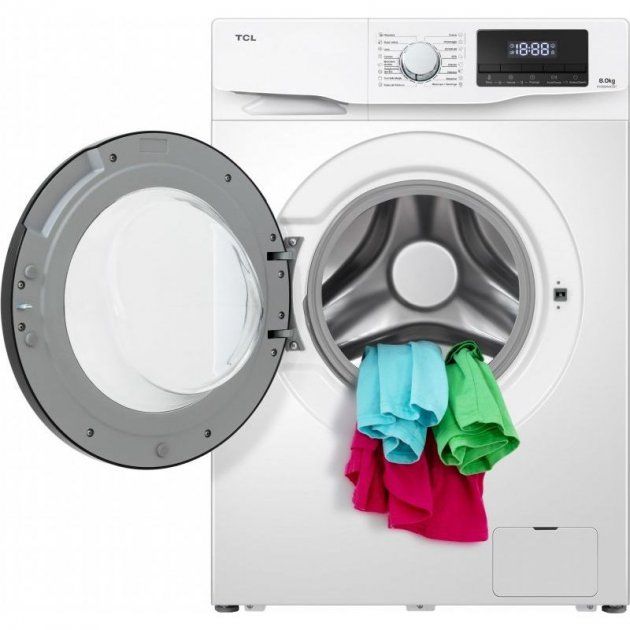 Пральна машина з фронт. завантаженням TCL FF0714WF0, 7кг, 1400 об/хв., A+++, 45 см, дисплей, білий