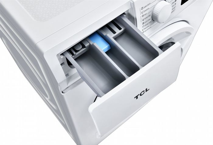 Пральна машина з фронт. завантаженням TCL FF0814WD0, 8кг,1400 об/хв., A+++, інверторний двигун, 45 см, дисплей, білий