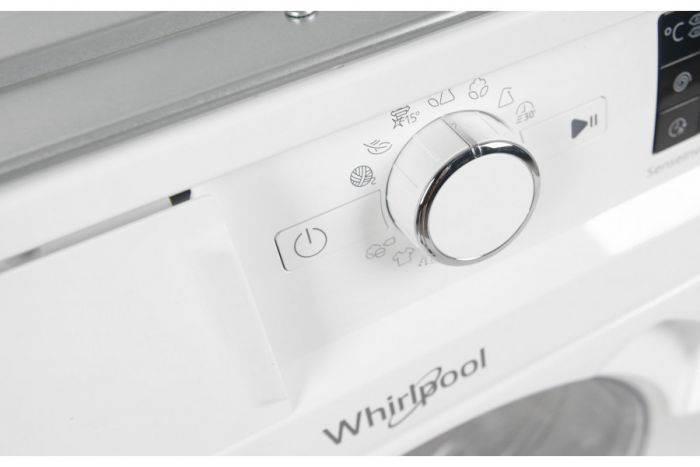 Вбуд. прально-сушильна машина Whirlpool BIWDWG75148, 7кг (5кг), 1400, A+++, Пара, 60см, Дисплей, Білий