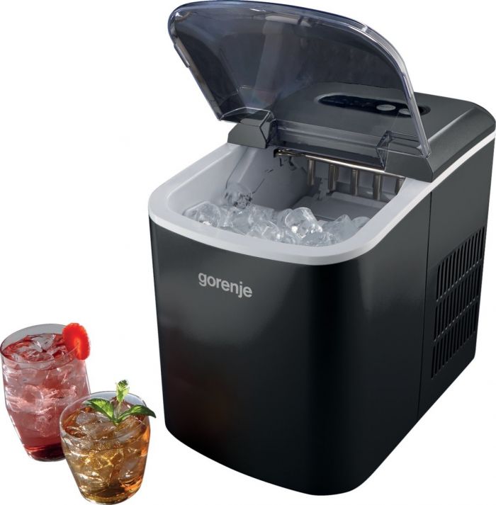 Льодогенератор побутовий Gorenje IMC1200B/ 12 кг/день/ об'єм - 2.2 л/ швидк. пригот.- 9 хв/електронне упр/чорний