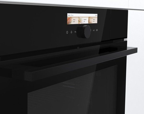 Духова шафа Gorenje BCS798S24BG/з функцією пароварки/сенсорне упр/багаторівневе приготування/чорний